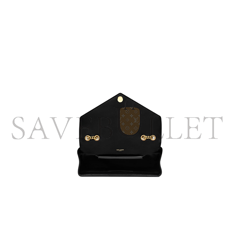YSL LOULOU MEDIUM IN MATELASSÉ LAMBSKIN 801439AAEAX1000 (29*17*8cm)